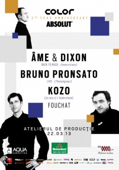 Âme & Dixon şi Bruno Pronsato în Atelierul de Producţie din Bucureşti (CONCURS)