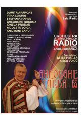 Concert Gheorghe Turda – 65 la Sala Radio din Bucureşti