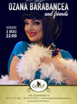 Concert Ozana Barabancea & Friends în Godot Cafe-Teatru din Bucureşti