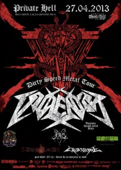 Dirty Speed Metal Tour în Private Hell Club din Bucureşti