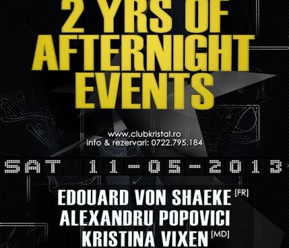 2 ani AfterNigHt events Kristal Club Bucuresti