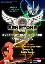 Concert aniversar Benetone Band în Route 66 Club din Bucureşti