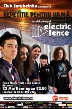Concert Electric Fence în Club Şurubelniţa din Bucureşti