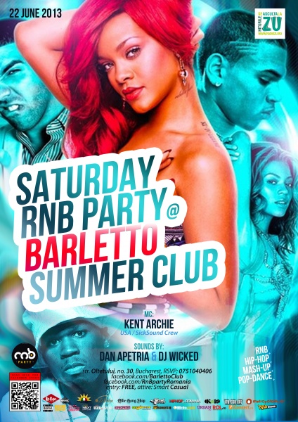 RnB Party în Barletto Club din Bucureşti