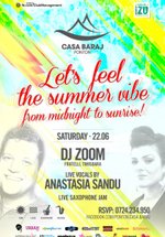 DJ Zoom şi Anastasia Sandu la Ponton Casa Baraj din Crivaia