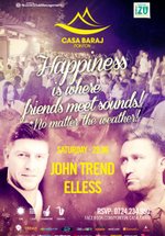 John Trend şi DJ Elles la Ponton Casa Baraj din Crivaia