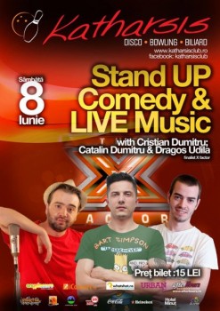 Stand Up Comedy & Live Music în Katharsis Club din Vatra Dornei