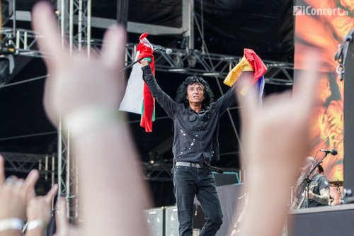 Joey Belladonna, solistul Anthrax pe scena de la Bucureşti - Foto: Daniel Robert Dinu / iConcert.ro