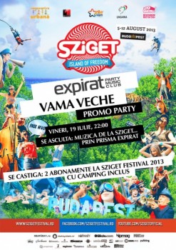 Sziget Festival 2013 Promo Party în Club Expirat din Vama-Veche