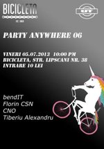 Party Anywhere #6 în Bicicleta din Bucureşti