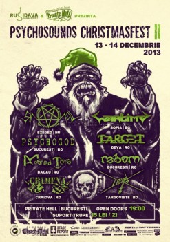 Psychosounds Christmas Fest II în Private Hell Club din Bucureşti