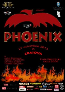 Concert Phoenix în Piaţa Prefecturii din Craiova