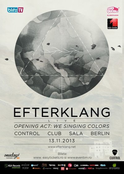 Concert Efterklang în Control Club din Bucureşti