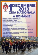 1 decembrie 2013 – Ziua Naţională a României la Iaşi
