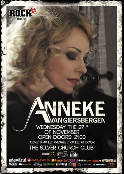 Concert Anneke van Giersbergen în The Silver Church din Bucureşti (CONCURS)