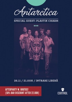Concert Antarctica LIVE în Control Club din Bucureşti