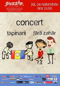 concert-tapinarii-fara-zahar-club-puzzle-bucuresti