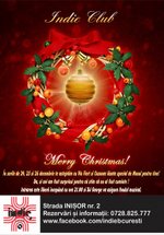 Merry Christmas în Indie Club din Bucureşti