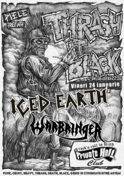 Iced Earth Warm-up Party – „Trash it black” în Private Hell Club din Bucureşti