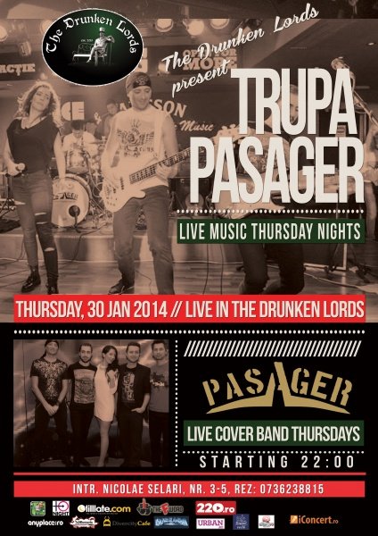 live-music-trupa-pasager-the-drunken-lords-bucuresti