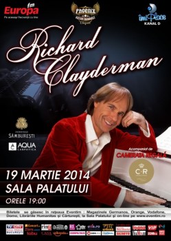 Concert Richard Clayderman la Sala Palatului din Bucureşti