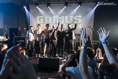Trupa Grimus la finalul concertului - Foto: Daniel Robert Dinu / iConcert.ro