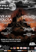 Warm-up concert pentru 1 Mai Rock Festival 2014 în Bohemian Flow Art & Pub din Sibiu
