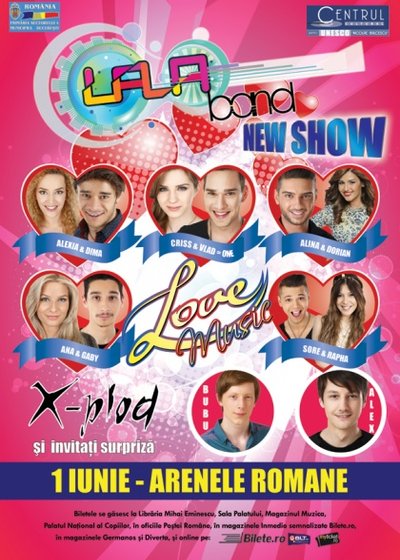Concert LaLa Band la Arenele Romane din Bucureşti