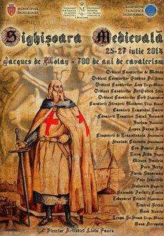 Afis Festivalul Sighisoara Medievala 2014