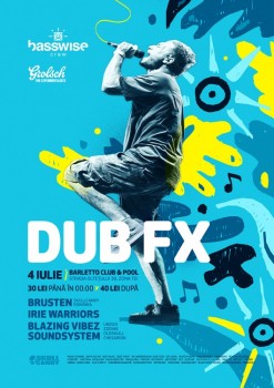 Concert Dub FX la Barletto Pool & Club din Bucureşti