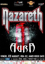 Concert Nazareth în Hard Rock Cafe din Bucureşti