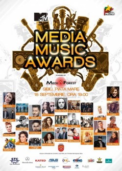 Media Music Awards 2014 în Piaţa Mare din Sibiu