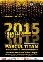 Revelion 2015 în Parcul Titan din Bucureşti