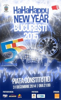 Revelion 2015 în Piaţa Constituţiei din Bucureşti