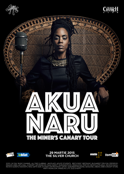 Concert Akua Naru în The Silver Church din Bucureşti