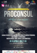 Concert Proconsul – lansare piesă „Aici cu mine”, la Hard Rock Cafe din Bucureşti