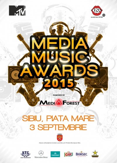 Media Music Awards 2015 în Piaţa Mare din Sibiu