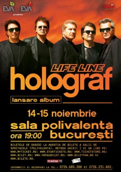 Holograf – turneu naţional lansare album „Life Line”