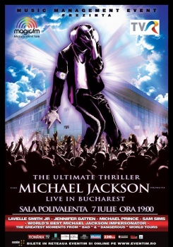 The Ultimate Thriller – The Michael Jackson Tribute la Sala Polivalentă din Bucureşti
