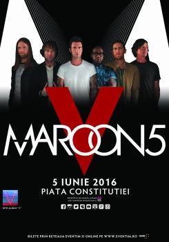 Concert Maroon 5 în Piaţa Constituţiei din Bucureşti