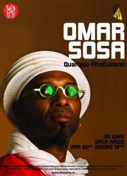 Concert Omar Sosa Quarteto Afro Cubano la Sala Radio din Bucureşti