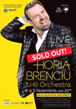 Concert Horia Brenciu & HB Orchestra la Sala Palatului din Bucureşti