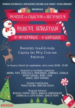 Poveste de Crăciun în Parcul Sebastian din Bucureşti