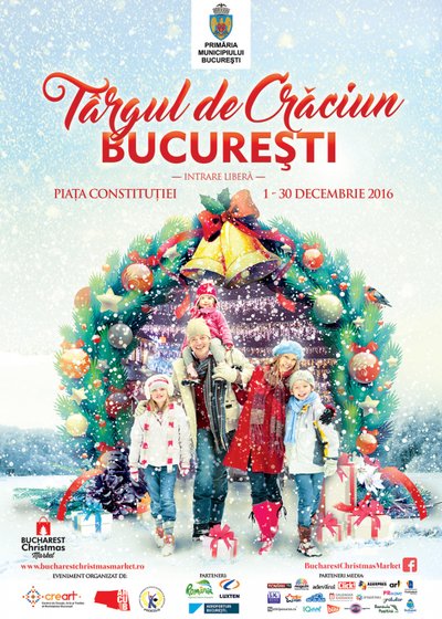 Târgul de Crăciun Bucureşti 2016 în Piaţa Constituţiei