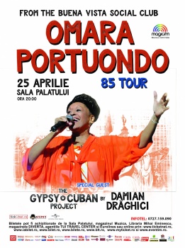 Concert Omara Portuondo la Sala Palatului din Bucureşti
