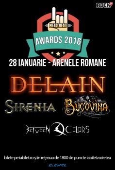 METALHEAD Awards 2016 la Arenele Romane din Bucureşti