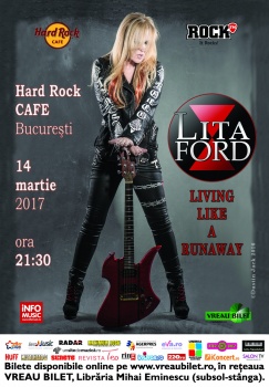 Concert Lita Ford la Hard Rock Cafe din Bucureşti