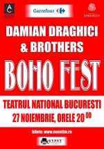 Concert Damian Draghici & Brothers – BOHO FEST la Teatrul Naţional Bucureşti