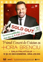 Concerte de Crăciun Horia Brenciu la Sala Palatului din Bucureşti
