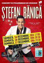 Concerte de Crăciun cu Ştefan Bănică la Sala Palatului din Bucureşti